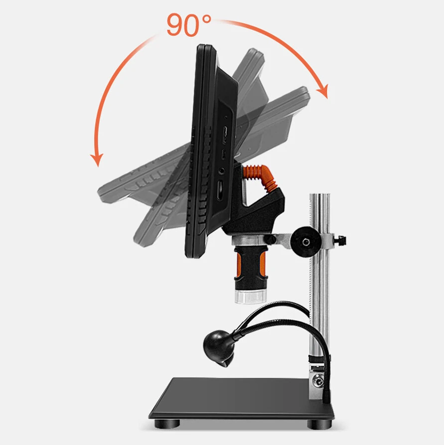 MS3 Digital Microscope - 1080P 9inch 50X-1000X | USB HDMI Wireless with PC Measurement - Image 4