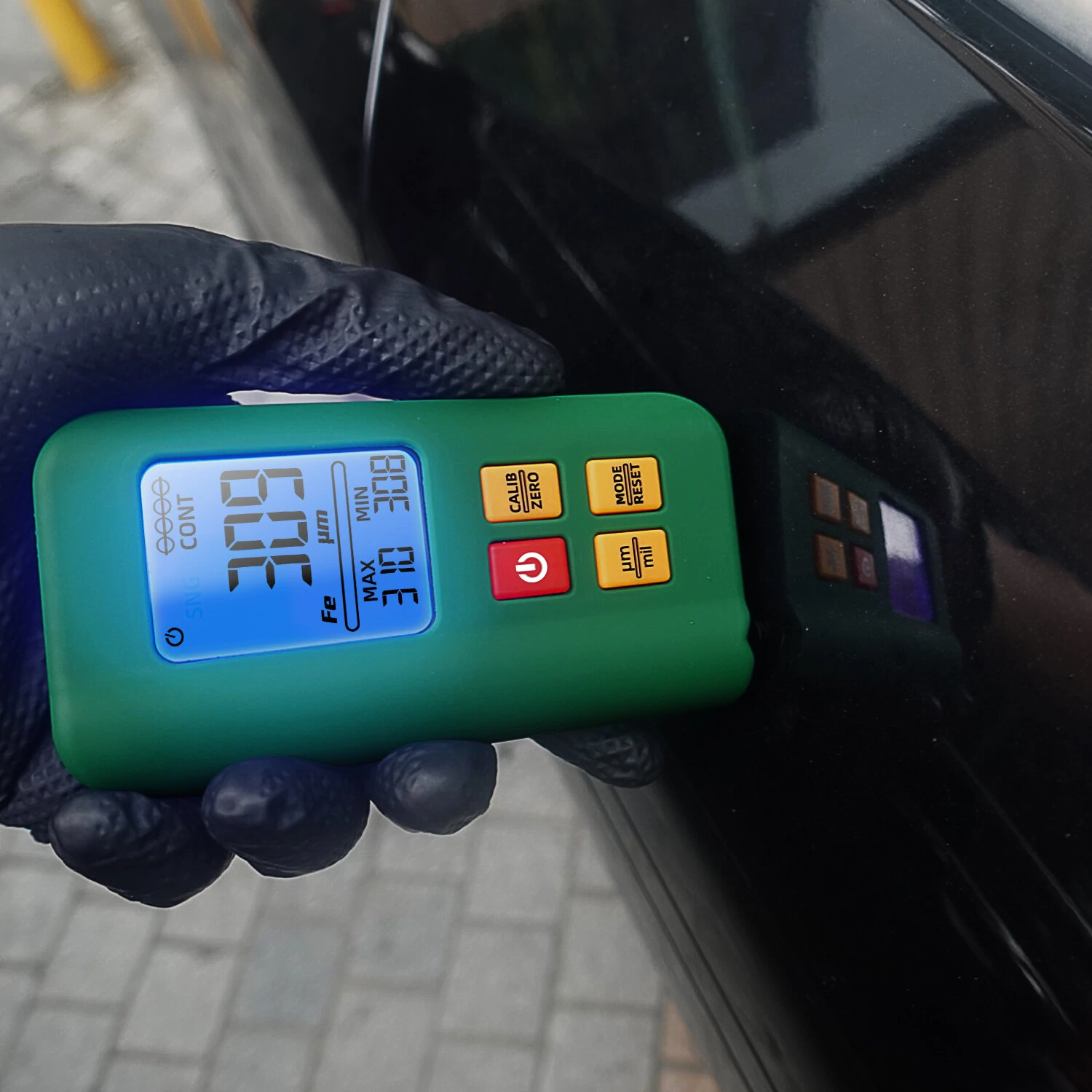 BSIDE Coating Thickness Gauge | 0-1500µm Fe/NFe | Rechargeable Paint & Film Tester - Image 5