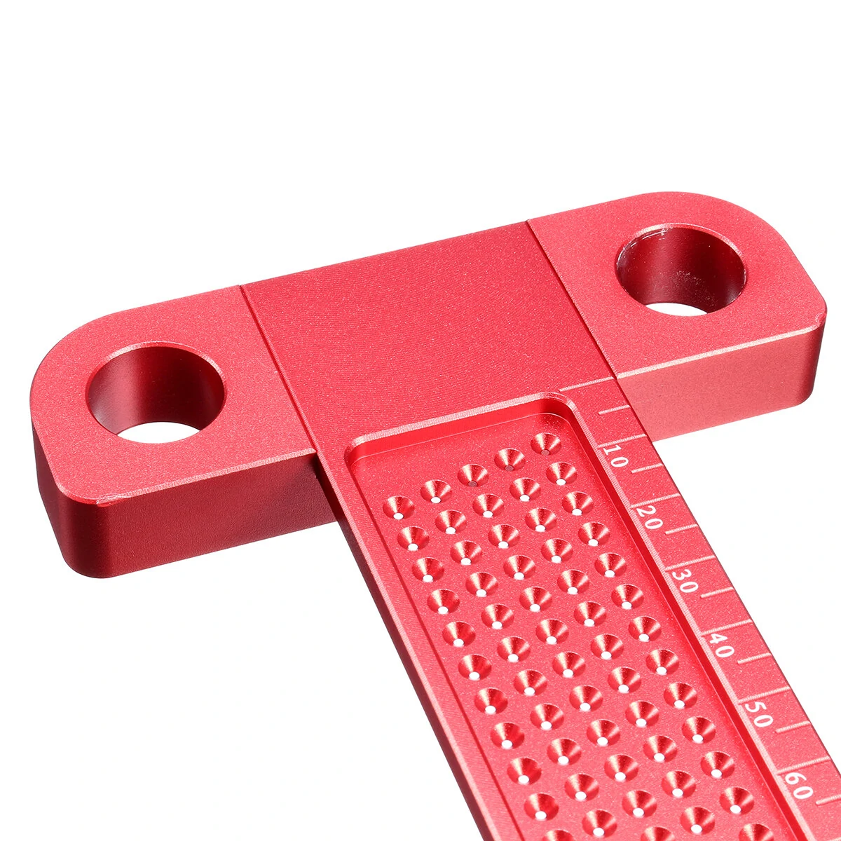 Drillpro T-160 Aluminium Alloy Hole Positioning Ruler | Metric Precision Marking Scriber - Image 5