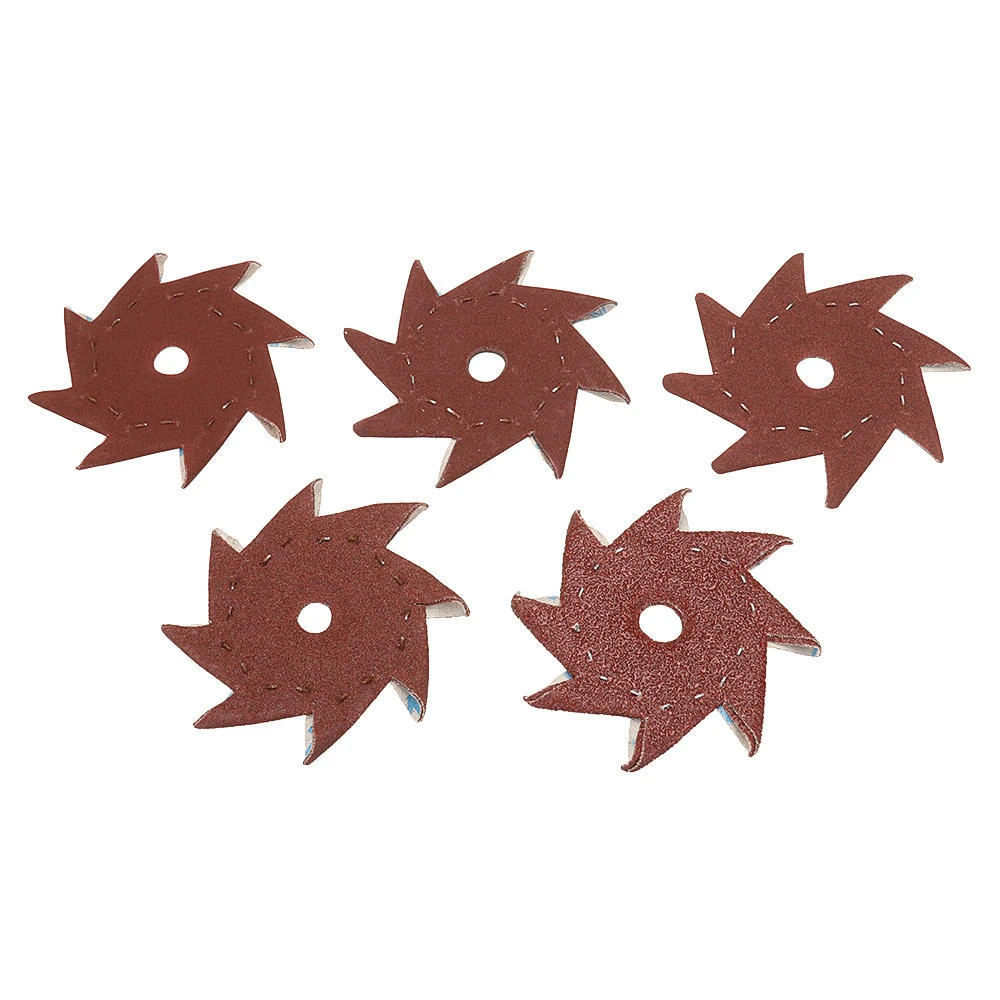 10Pcs Octagonal Sanding Tool - 80 to 320 Grit Double Layer Abrasive Sandpaper - Image 3