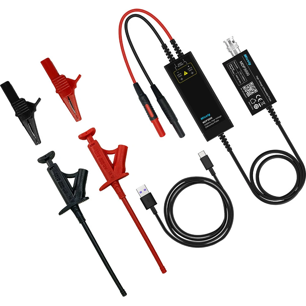 Micsig DP700 DP1500 DP3000 High-Voltage Differential Probe | 100MHz 3000V - Image 3