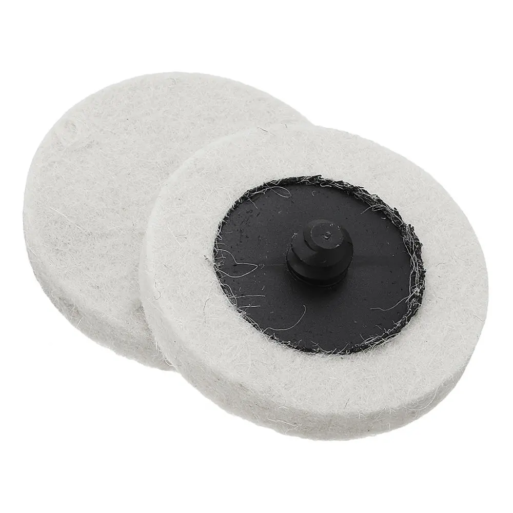 2 Inch Sanding Polishing Disc Pad Holder | With 10 Wool Pads for Rotary Tool - Image 5