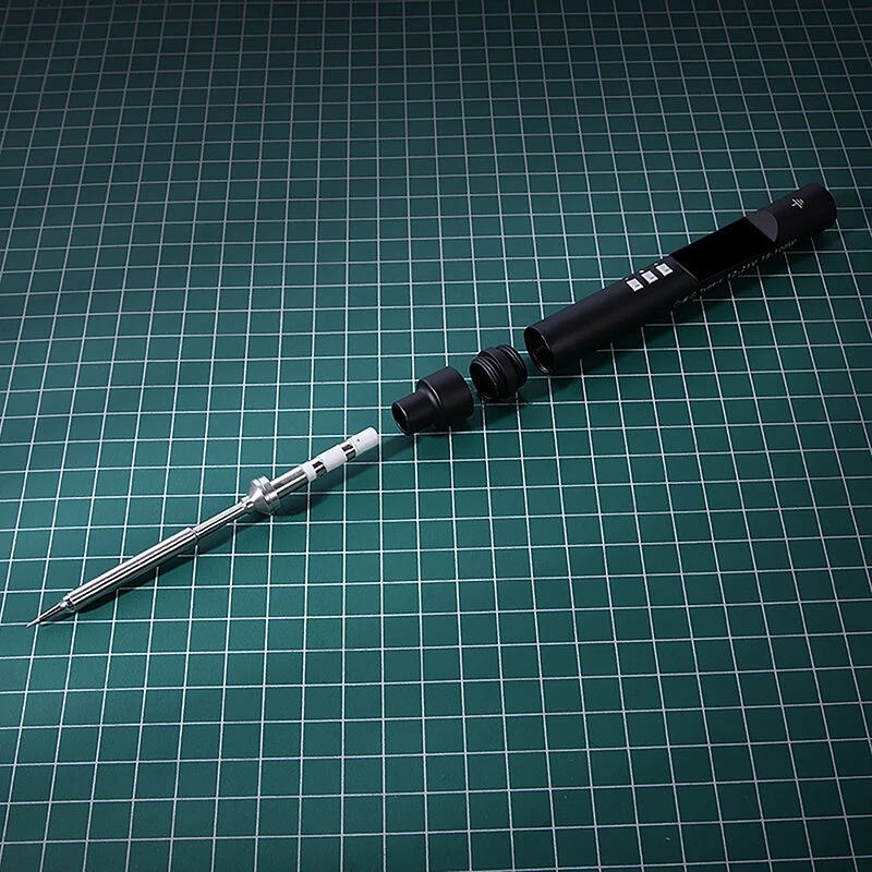 Drillpro PTS200 100W PD3.0 Smart Soldering Iron | CNC Metal Housing | T12 TS101 Compatible - Image 2
