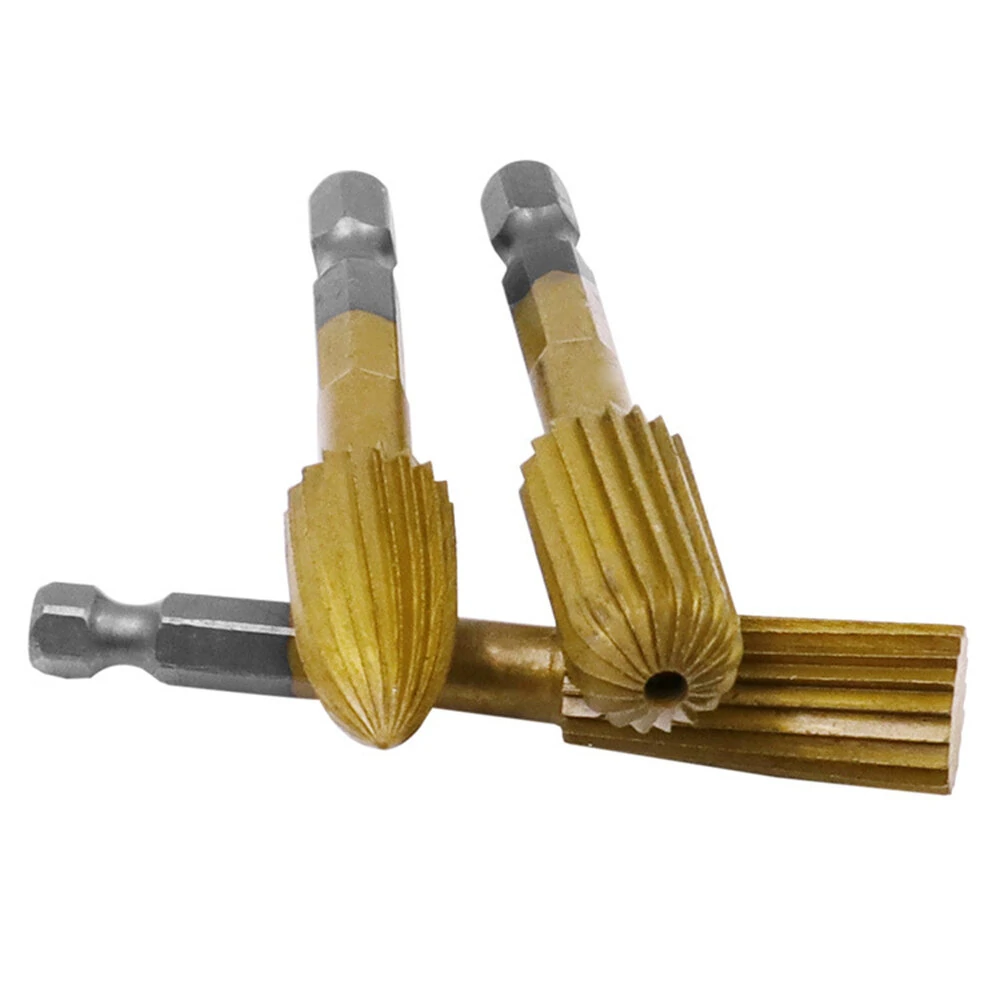 5pcs 6.3mm HSS Rotary File Set | Wood Carving & Peeling Grinding Heads - Image 5