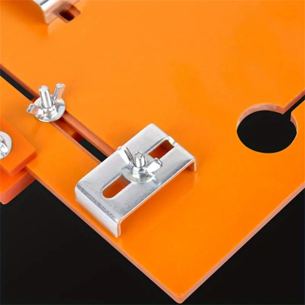 Adjustable Electric Saw Guide Rail Base Plate | For 4 Inch Circular Saws | Punch-Free Installation - Image 5