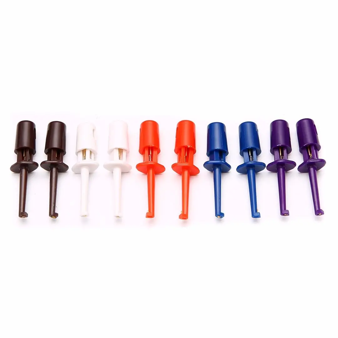 50pcs Multimeter Test Lead Set - Mini Test Probe Hooks in 5 Colors | Repair Tool - Image 2