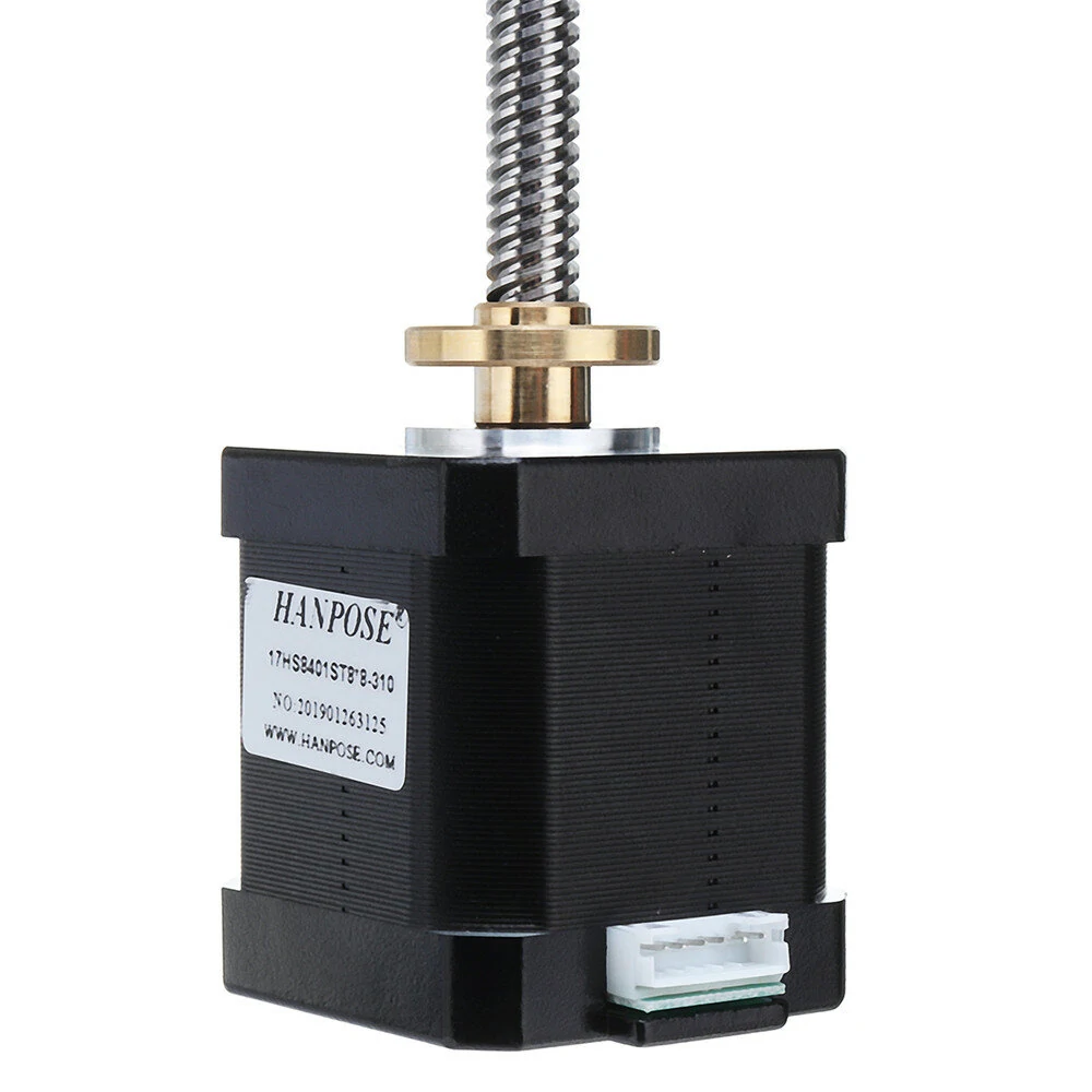 HANPOSE 17HS8401-S Nema 17 Stepper Motor | 48mm 52N.cm 1.8A | Linear Actuator for 3D Printer Z Axis - Image 3