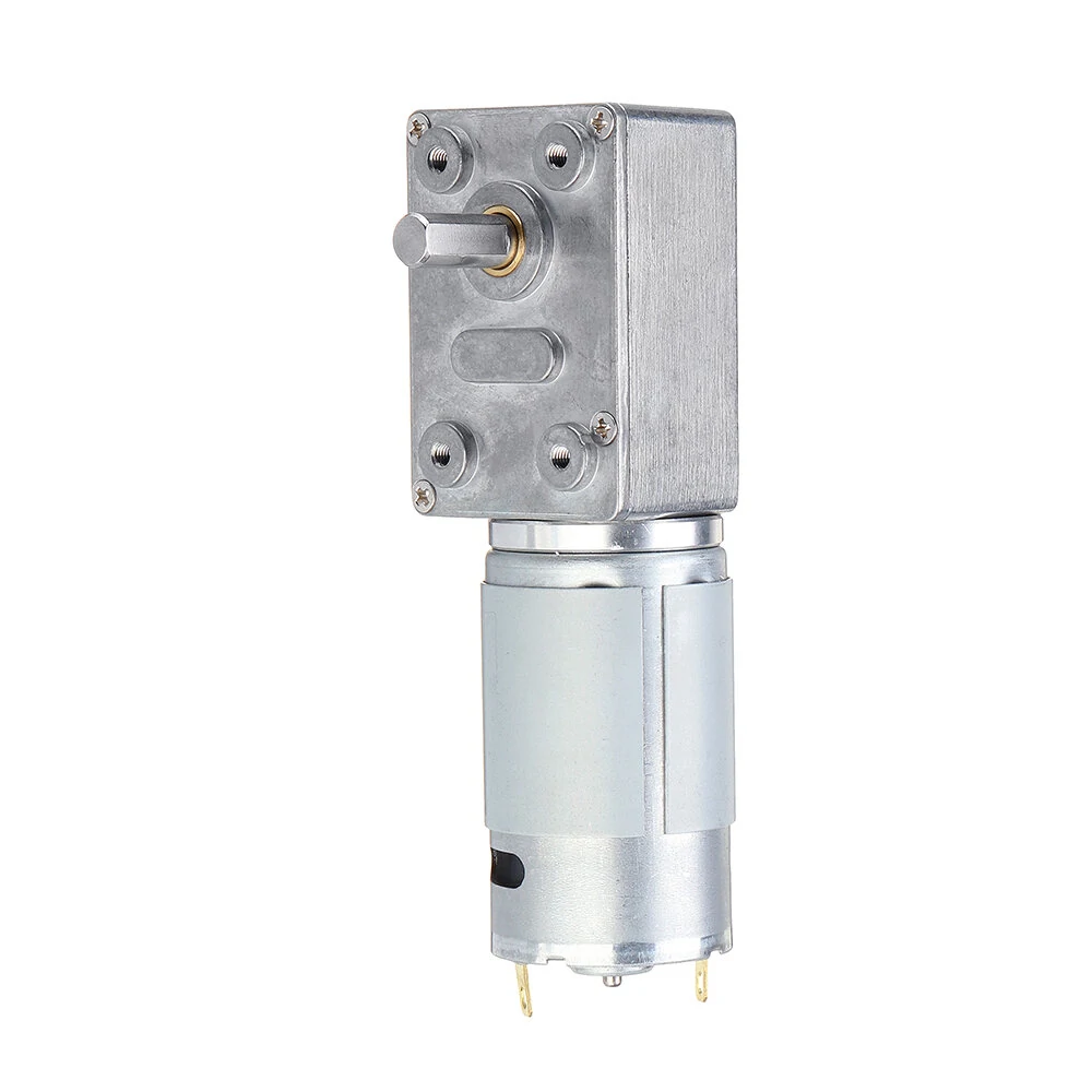 JGY395 DC 12V High Torque Worm Gear Motor - 5 to 100 RPM Gear Reducer - Image 5