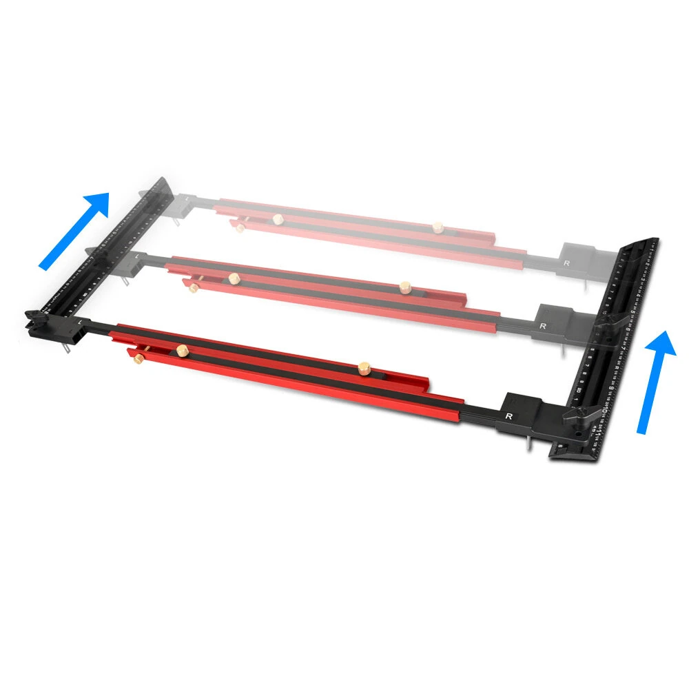 Stair Tread Template Tool - Adjustable Stair Gauge for Measurement & Layout - Image 2