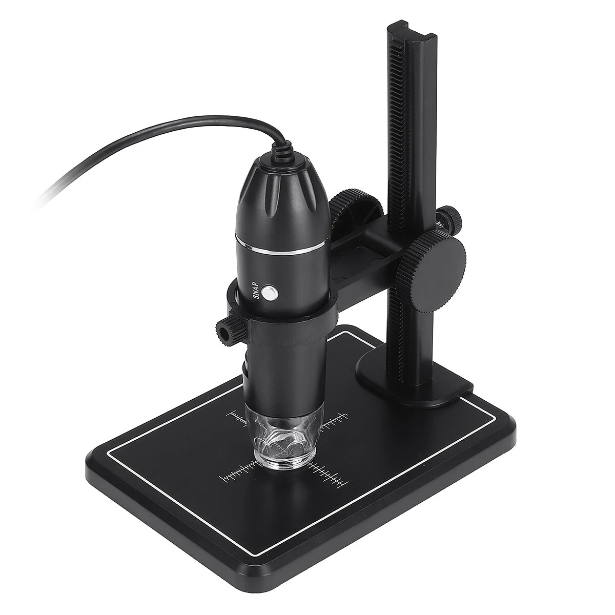 AmScope 1600X USB Digital Microscope - 2MP Camera, 8 LED Lights, Includes Stand - Image 5