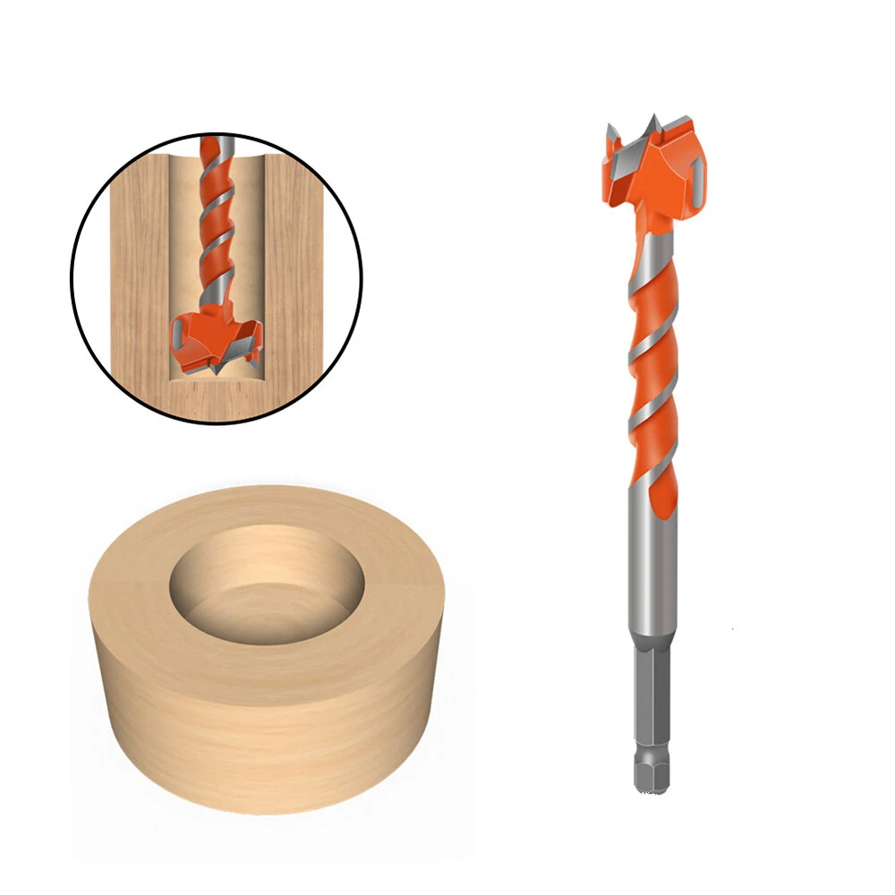 JGZUI 7mm Hex Shank Core Drill Bit | 16mm-25mm Hole Saw Cutter for Woodworking - Image 4