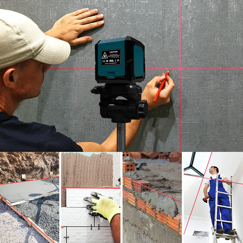 HANMATKE LV2 Laser Level - 2 Line Horizontal/Vertical Self-Leveling - Image 4