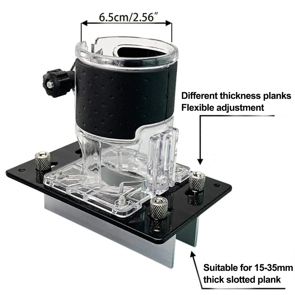 Portable Invisible Connector Slotter Punch Locator - 2-in-1 Furniture Trimming & Slotting Tool - Image 4