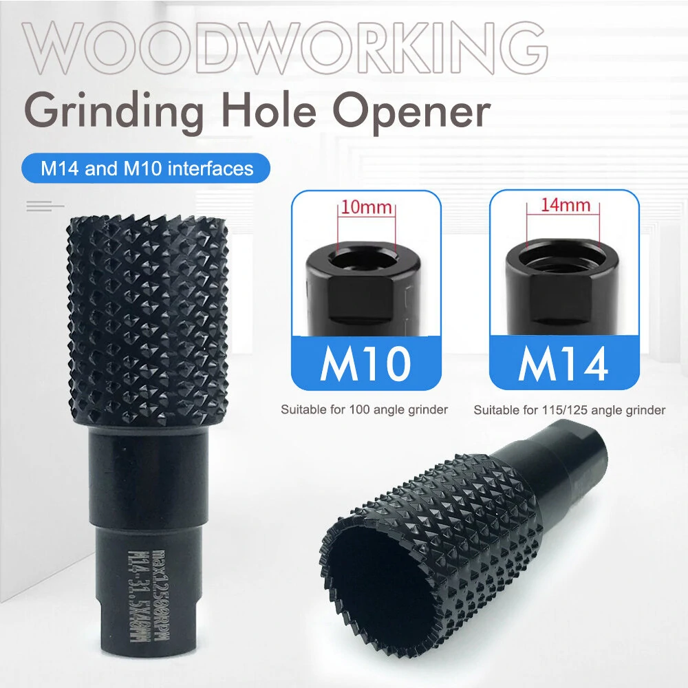 3-in-1 Woodworking Tool Set | Slot Cutter Grinder & Polisher | M10/M14 Angle Grinder Attachment - Image 2
