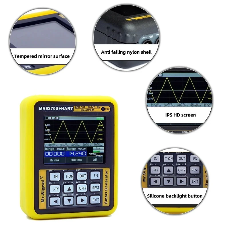 HART 4-20mA Signal Generator - MR9270S+ Thermocouple Transmitter & Paperless Recorder - Image 5