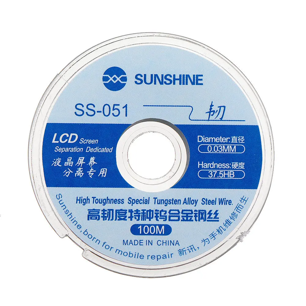 Tungsten Alloy Steel Wire - 0.03mm 100m for LCD Screen Repair | Mobile Tool - Image 2