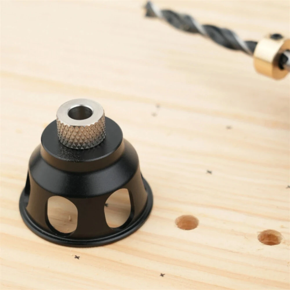 Aluminum Alloy Punch Locator Pocket Hole Jig Kit | 3-10mm Stainless Steel Bushings | Portable Woodworking Tool - Image 3