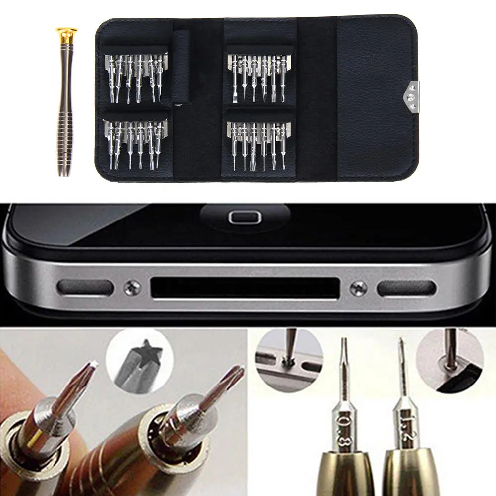 Precision Screwdriver Set - 25 in 1 Repair Kit with Watch Opening Pry Tools - Image 2