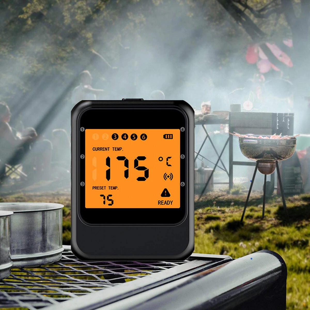 Wireless Smart Meat Thermometer with 2-6 Probes | For iOS & Android BBQ - Image 3