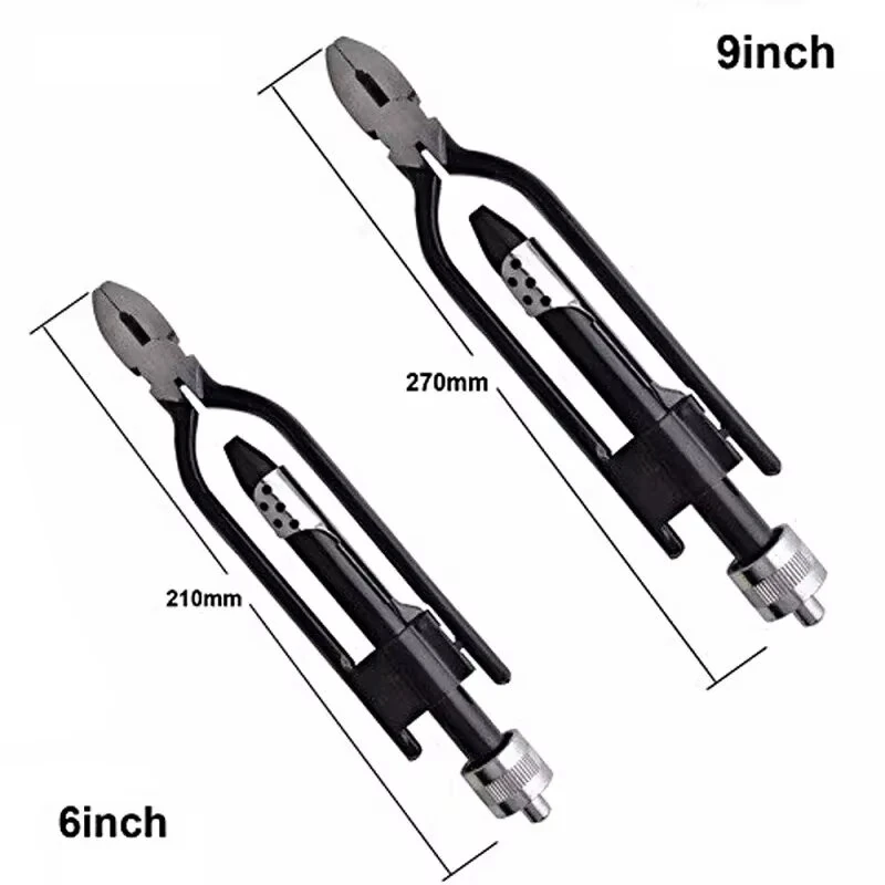 Aircraft Safety Wire Twisting Pliers - 6 & 9 Inch Spring Return Tool for Auto Industry - Image 5