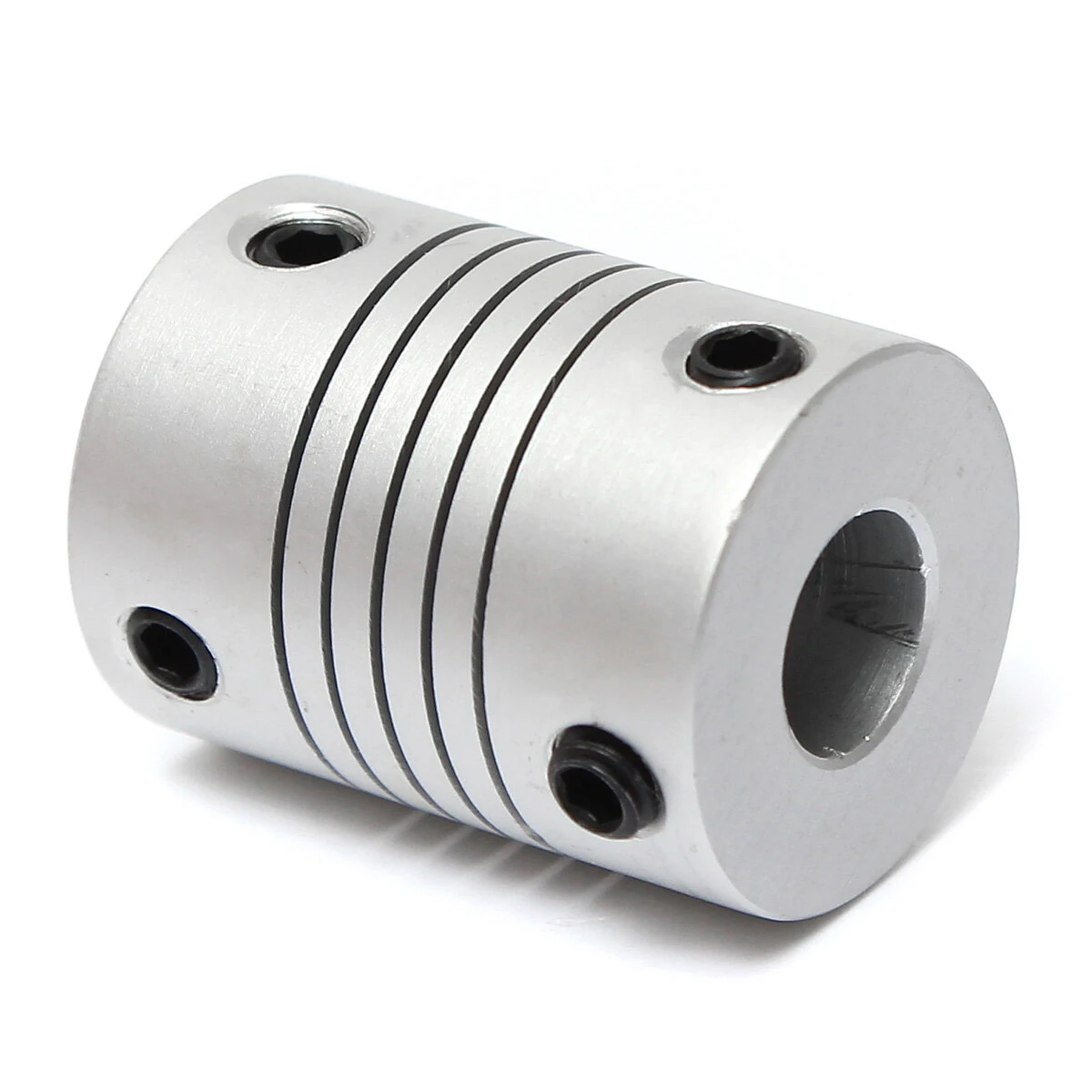 Aluminum Flexible Shaft Coupling | 5x8mm to 19x25mm | CNC Stepper Motor Connector - Image 3