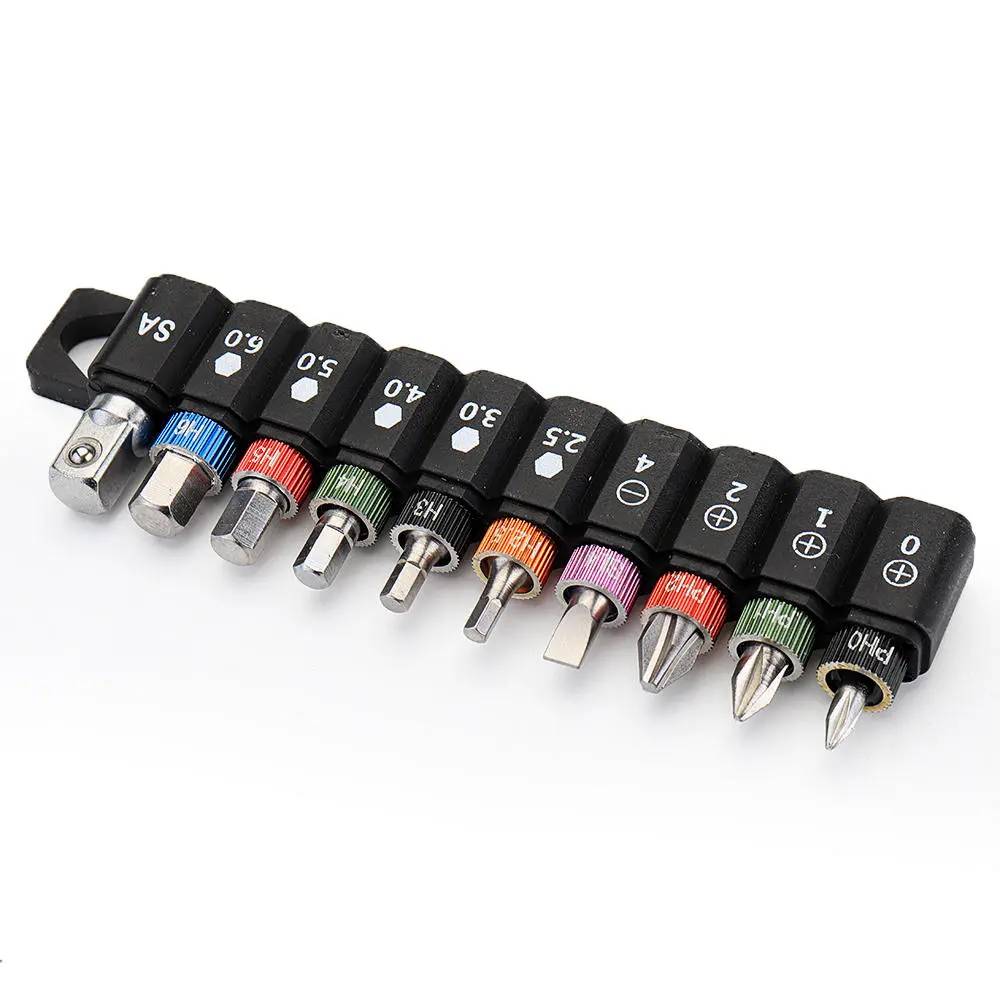 Drillpro 16Pcs Mini Ratchet Wrench Set | Screwdriver Bit & Socket Kit - Image 4