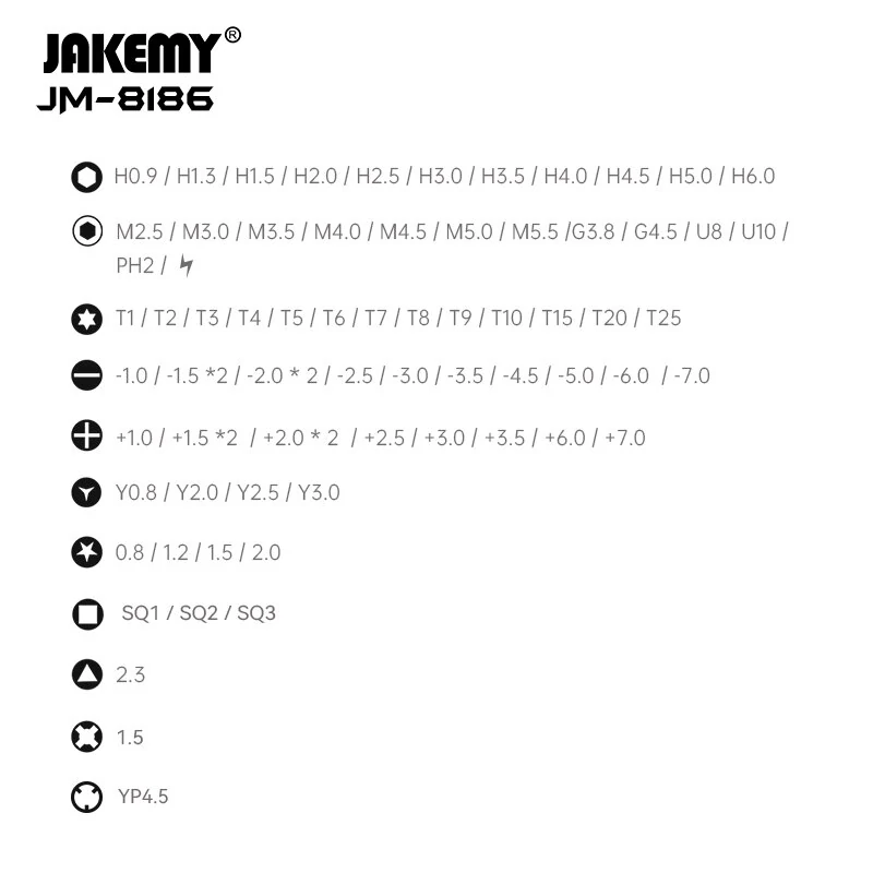 JAKEMY 83-in-1 Precision Screwdriver Set | Anti-Slip Handle with CR-V & S-2 Bits - Image 5