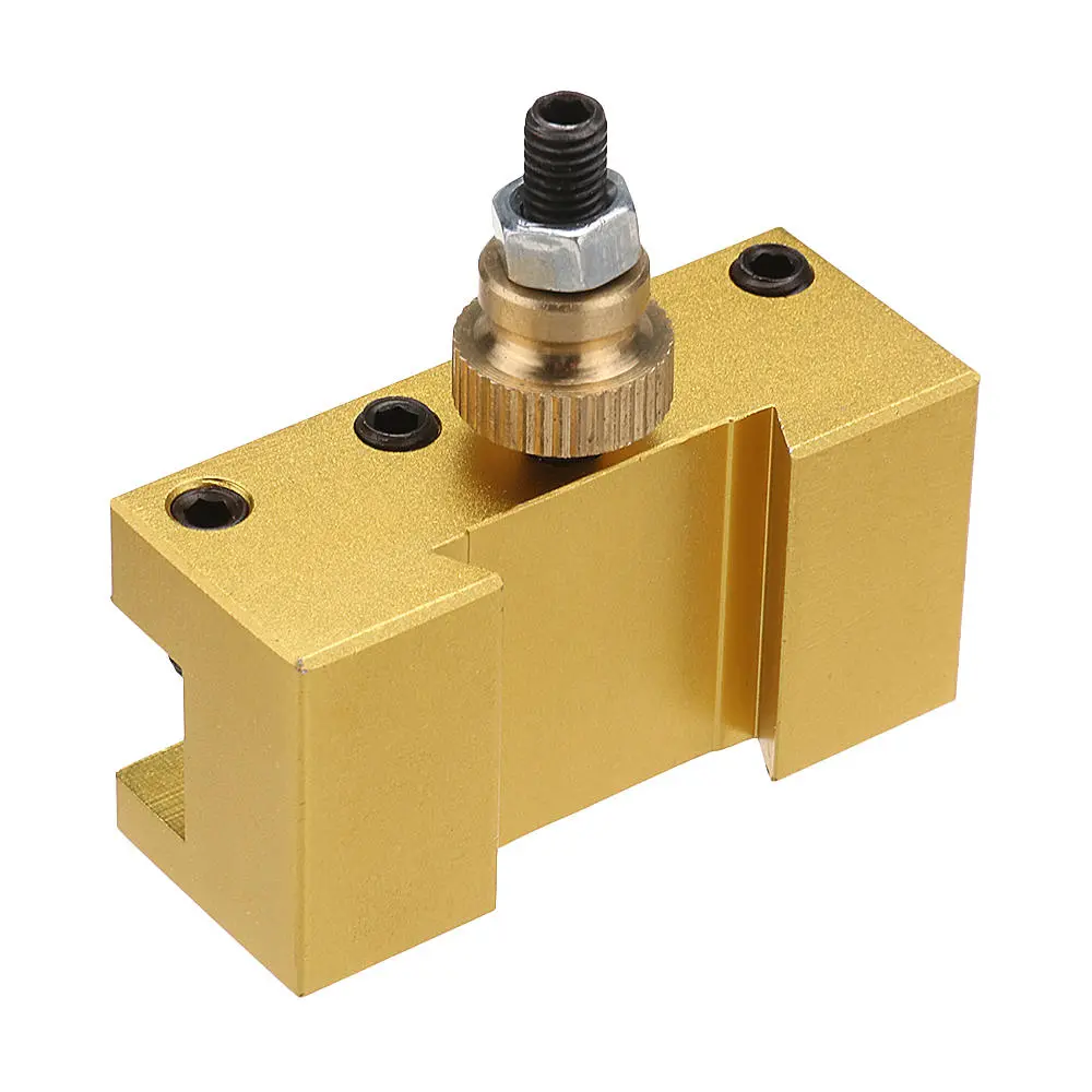 Machifit 1/4-3/8 Inch Turning & Facing Holder | 20x25x50mm Aluminum | Quick Change Tool Post - Image 4