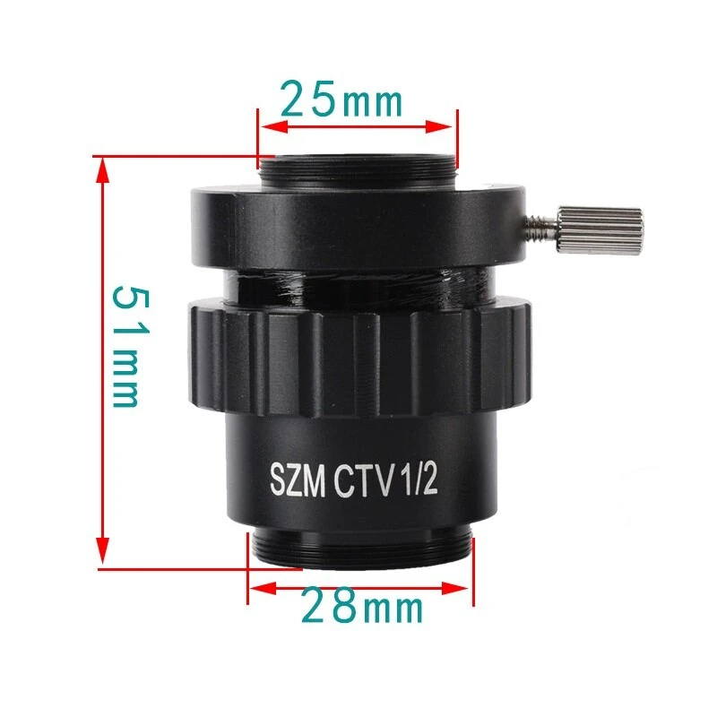 KOPPACE 1/2 CTV Trinocular Stereo Microscope | C-Mount & 25mm Camera Adapters - Image 3