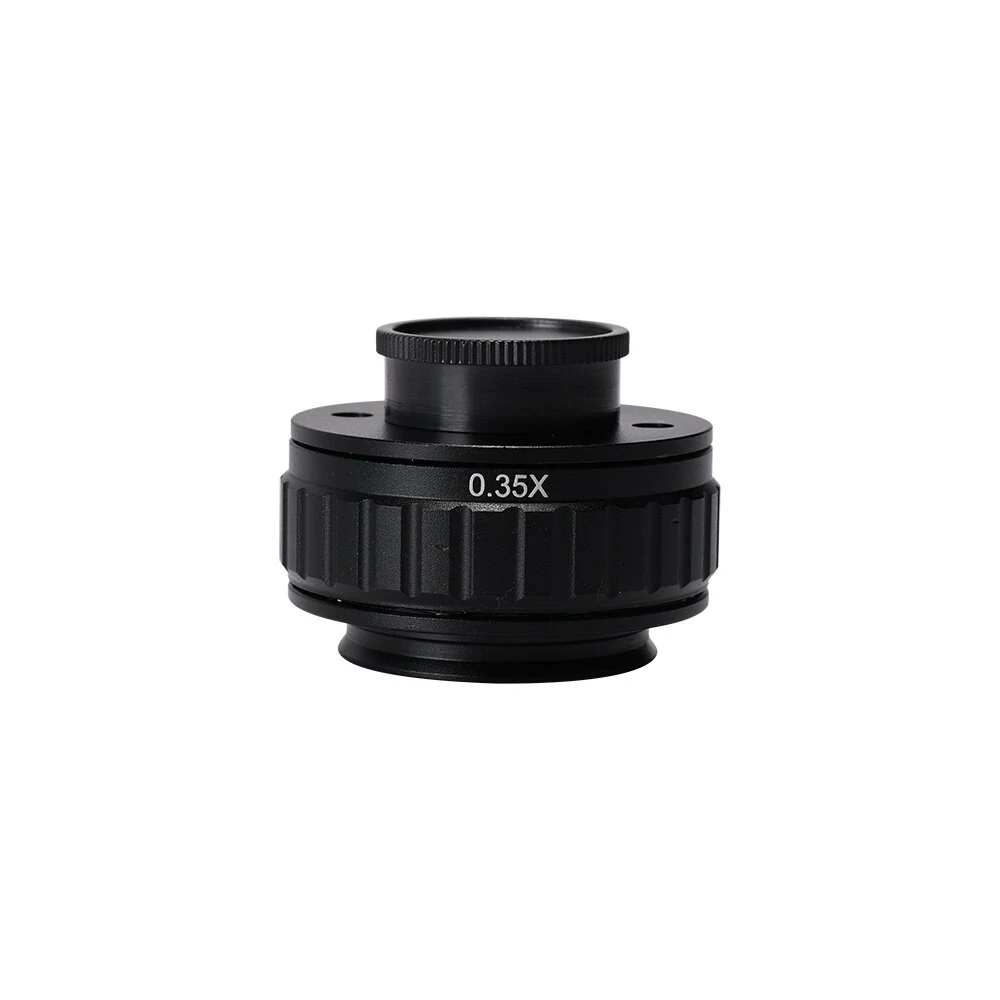 HAYEAR 1X 0.35X 0.5X C-mount Lens Adapter | Focus Adjustable for Trinocular Stereo Microscope - Image 2