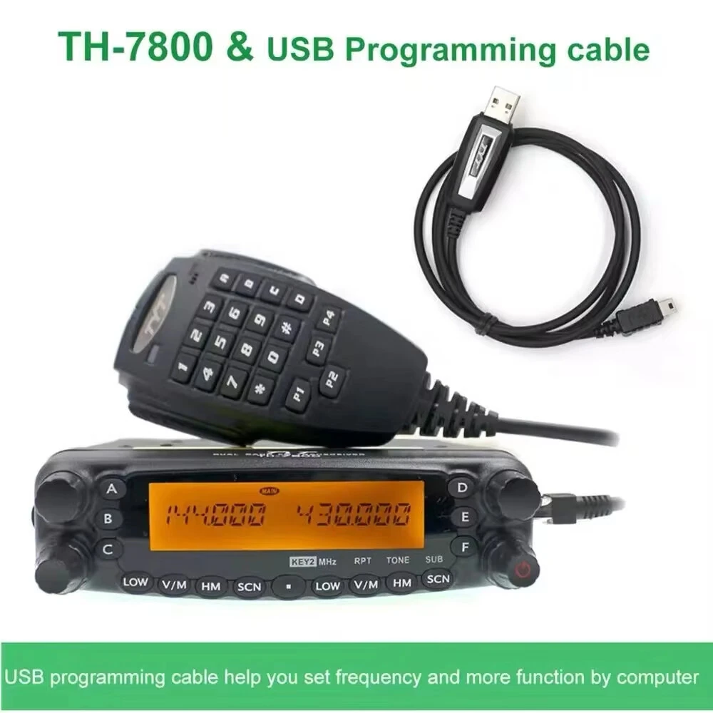 TYT TH-7800 50W Dual Band Mobile Radio | Amateur FM Transceiver & Repeater - Image 2