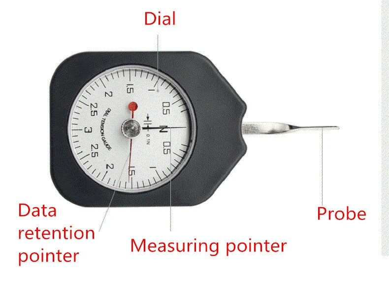 SEN-3-2 0-3N Double Needle Tension Meter | Force Gauge Dynamometer Tool - Image 3