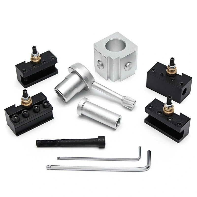 Machifit Mini Quick Change Tool Post Holder Set - 9pcs 3/8 Boring Bar & 5 Blades - Image 5