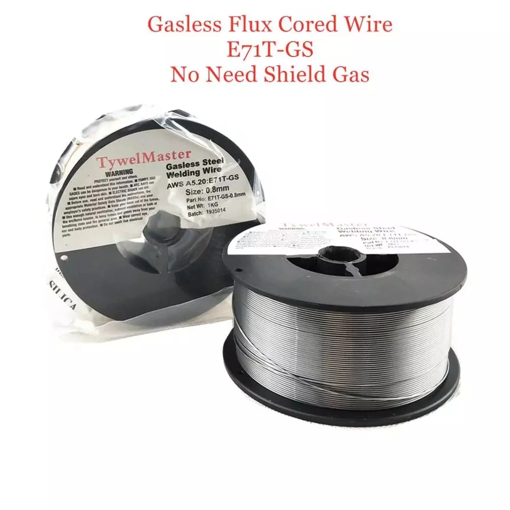 E71T-GS Gasless Flux Core Welding Wire | 0.6mm 0.8mm 0.9mm | 1kg Steel ER70S-6 - Image 2