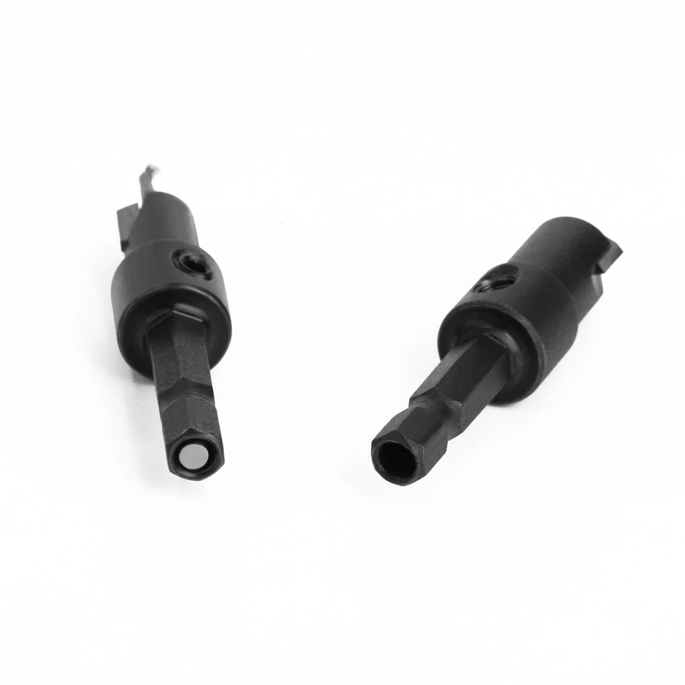 LAVIE 1/4 Hex Shank HSS Countersink Bit Set | Woodworking Router & Screw Extractor - Image 2