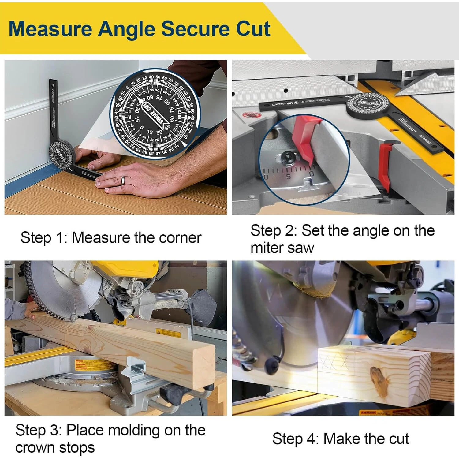 Miter Saw Crown Stops for DW7084 | Fits DW703 DW706 DW708 DW712 DW715 DW716 DW717 DW718 - Image 4