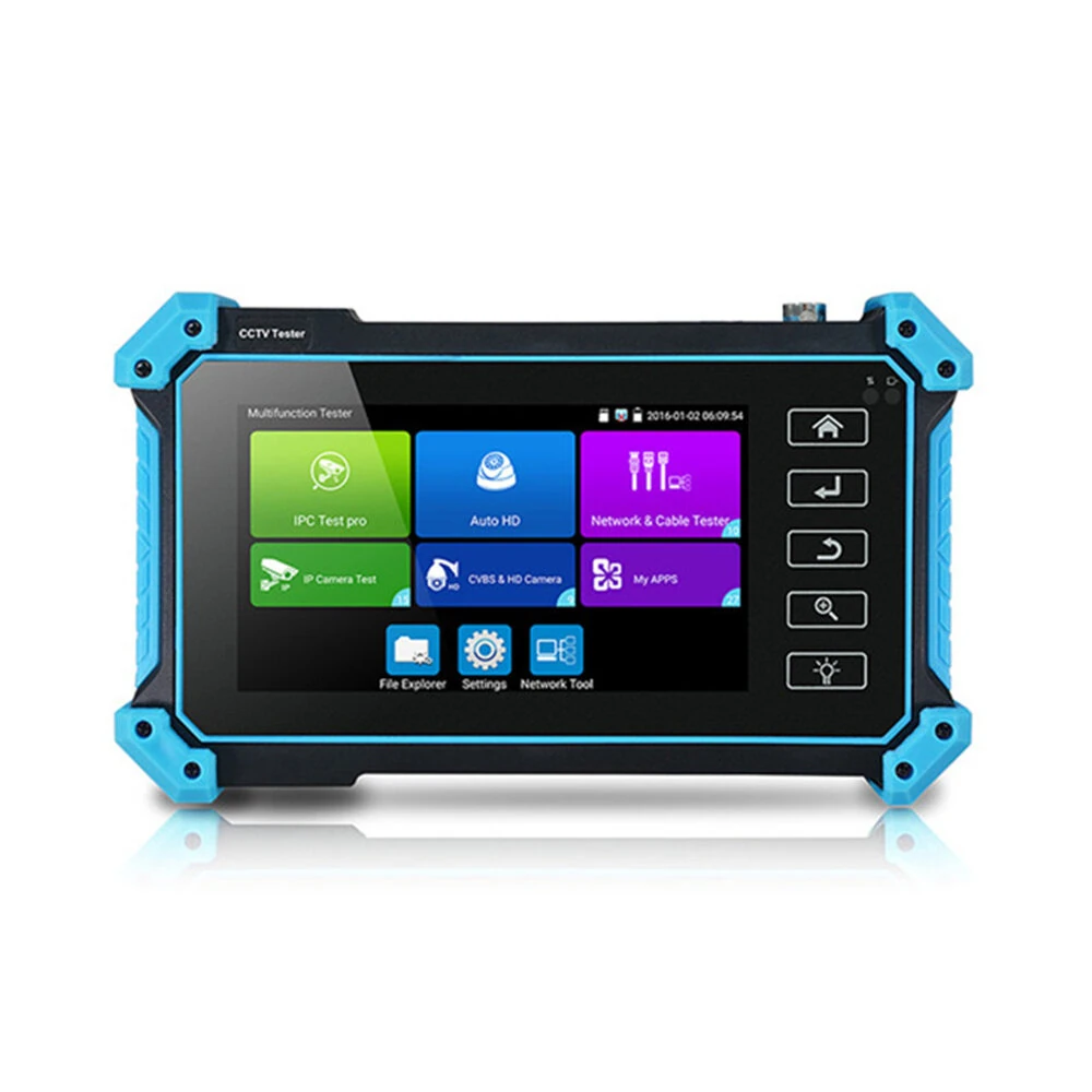 IPC-5100 Plus 5-in-1 CCTV Tester | 4K IP CVI TVI AHD Monitor with POE & VGA Input - Image 2