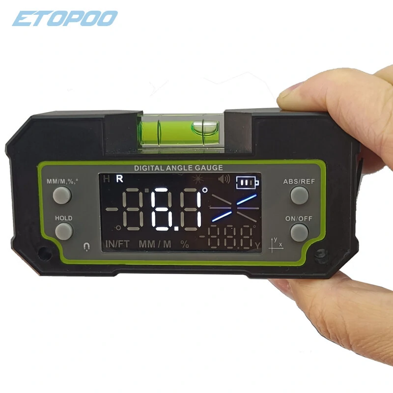 ETOPOO Bluetooth Digital Level - Dual-Axis Inclinometer with LCD | Angle Finder Gauge - Image 5