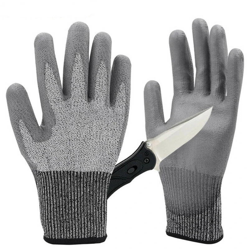 HPPE PU Cut Resistant Gloves Level 5 | Wear-Resistant Hand Protection for Mechanical Work - Image 2