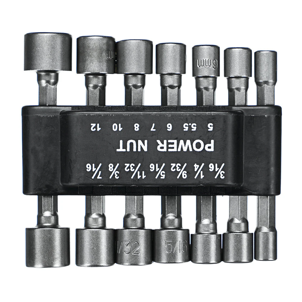 Hexagon Handle Socket Wrench Set - 14Pcs with 3 Socket Adapters | 1/4 3/8 1/2 Inch - Image 4
