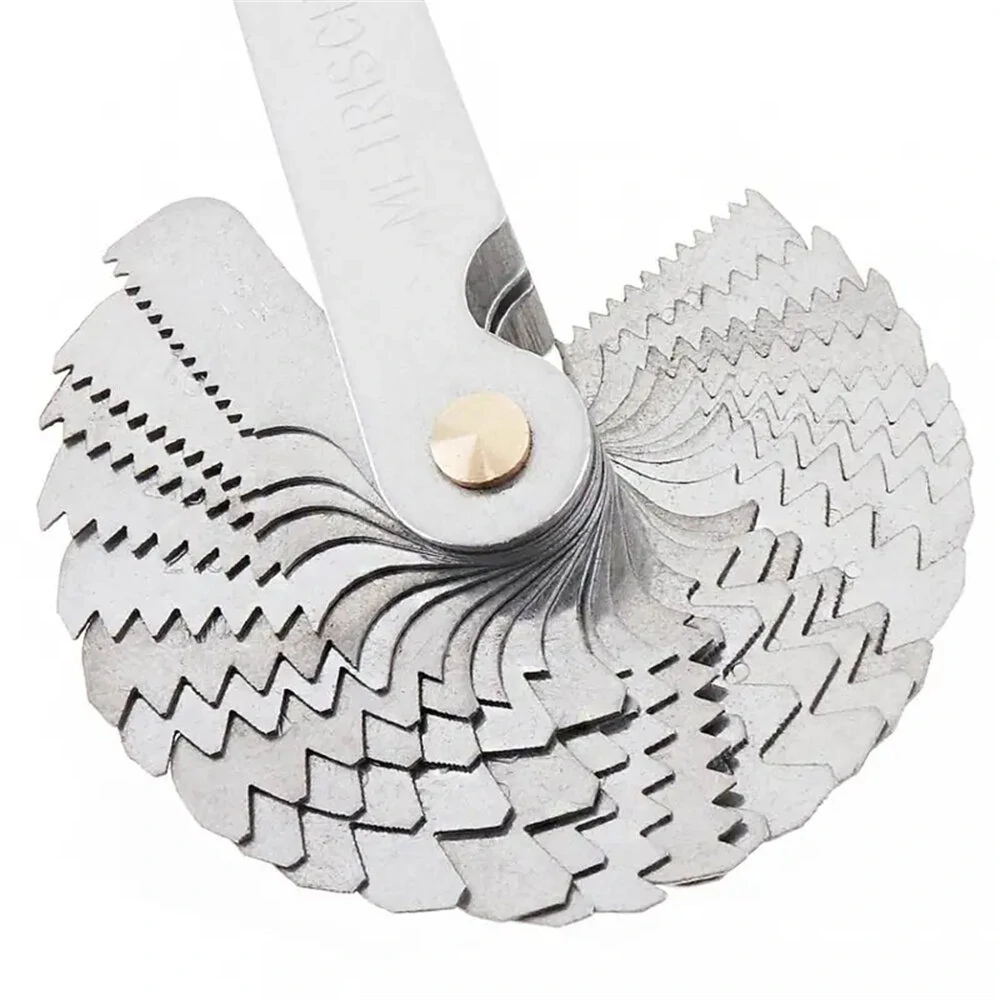 58PCS Metric & Imperial Screw Thread Pitch Gauge | Stainless Steel Precision Tool - Image 2