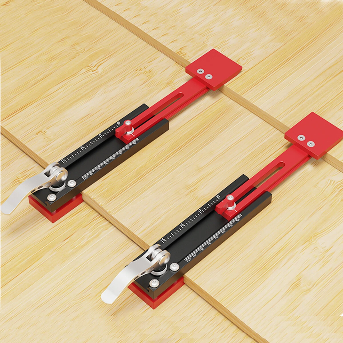 Gecko Gauge Siding Installation Tool - 2PCS Mounting Kit, Adjustable Reveals, Dual Metric/Imperial Scale - Image 2