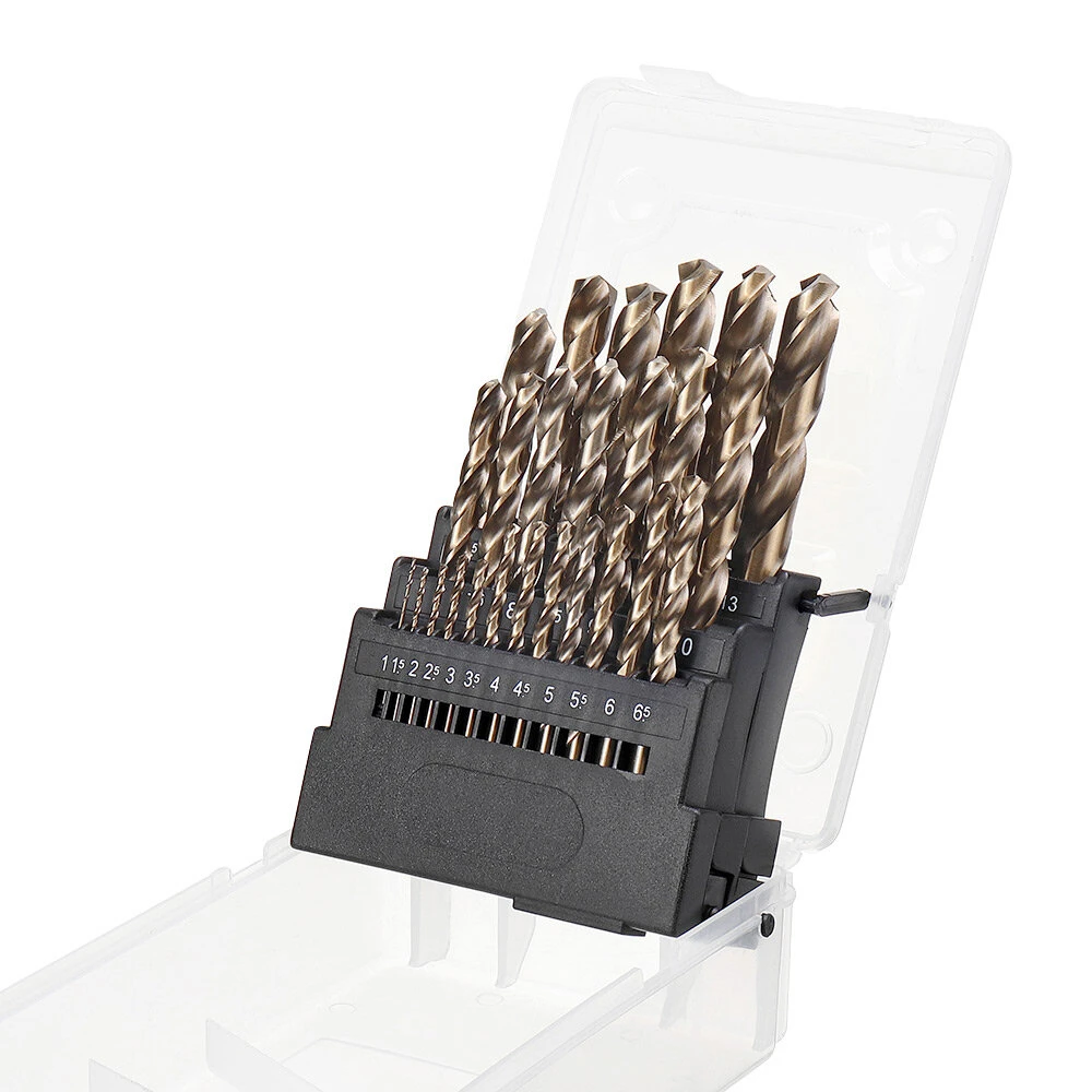 Drillpro M35 Cobalt Drill Bit Set | HSS-Co Jobber Length for Metal & Stainless Steel - Image 3