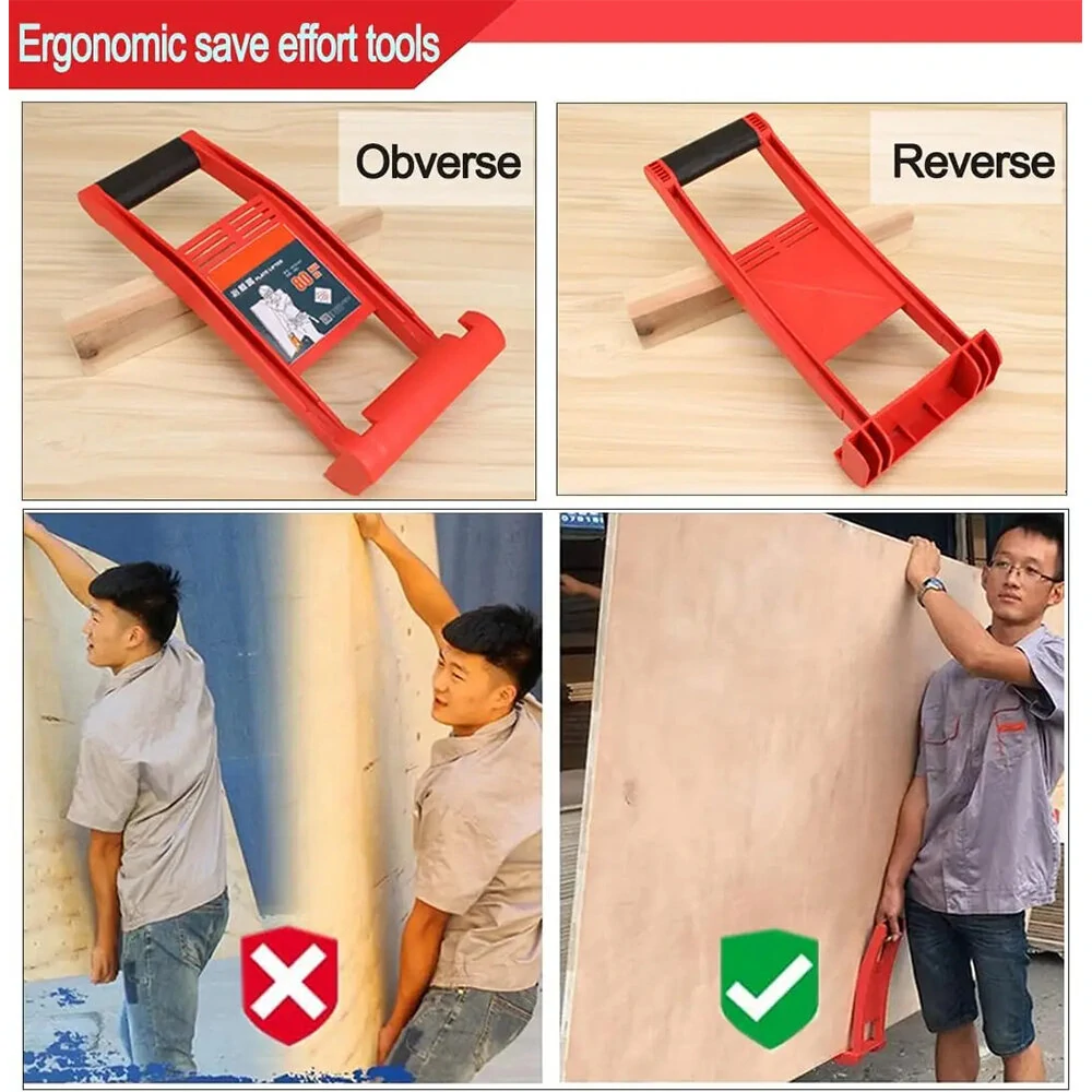 Drywall Carrier - 80kg Heavy Duty Panel Tool for Plywood & Plasterboard | ABS Plastic - Image 2