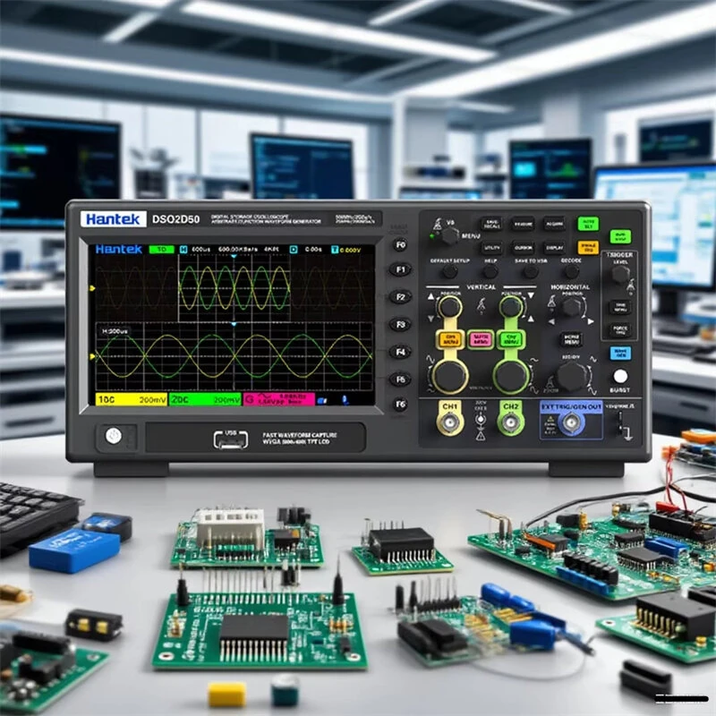 Hantek DSO2C20 Digital Oscilloscope | 2 Channel 500MHz 2GSa/s | Waveform Generator - Image 4