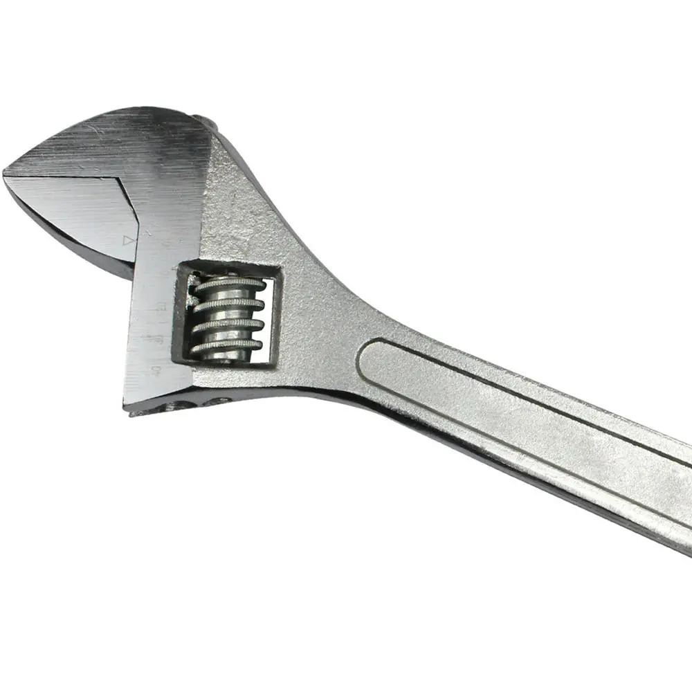 Adjustable Monkey Wrench - 4 to 12 Inch Steel Spanner Tool for Cars & Hand Use - Image 3