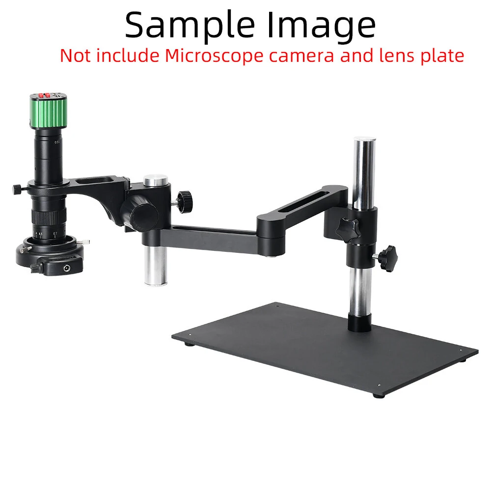 HAYEAR Microscope Articulating Arm Bracket - 76mm 50mm Clamp Holder for Stereo Scope & Camera - Image 2