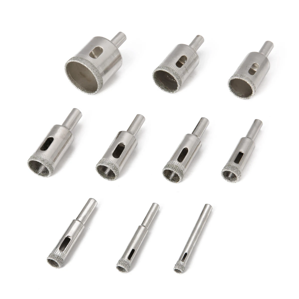 Drillpro 10pc Diamond Drill Bit Set | 6-30mm for Glass Tile Ceramic - Image 3