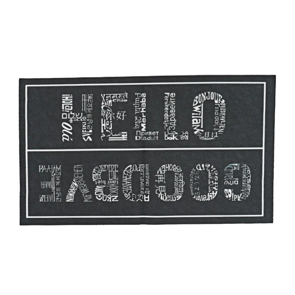 Non Slip Rubber Floor Mat - 45x75cm Indoor Outdoor Rug for Home & Kitchen - Image 3