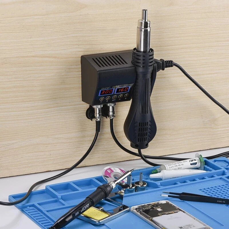 JCD 8898-5 2-in-1 Soldering Station Kit | LCD Digital Display | BGA SMD Rework - Image 2